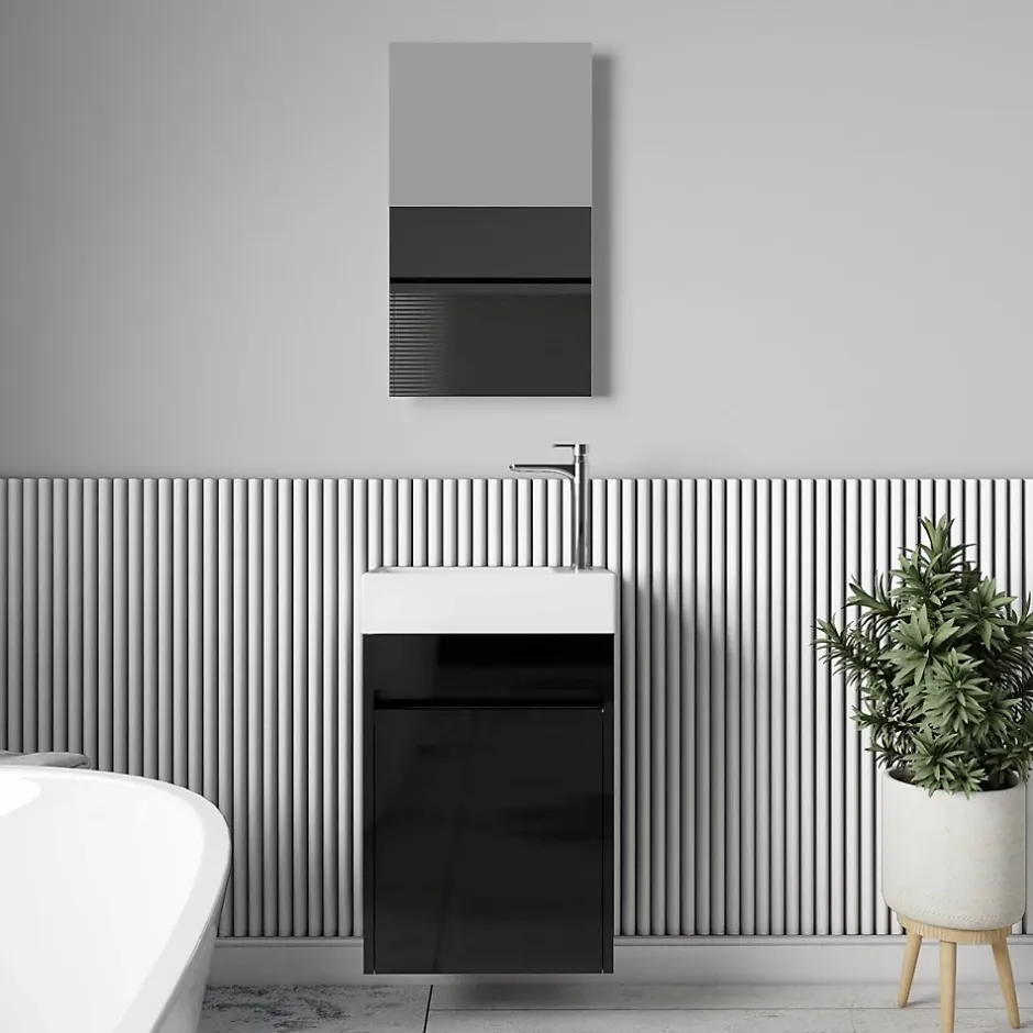 Stano Miroir rectangulaire sans cadre DORIA largeur 40 cm* Miroir Simple