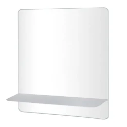 Mob-In Miroir rectangulaire SORRENTO avec tablette en métal* Miroir Simple