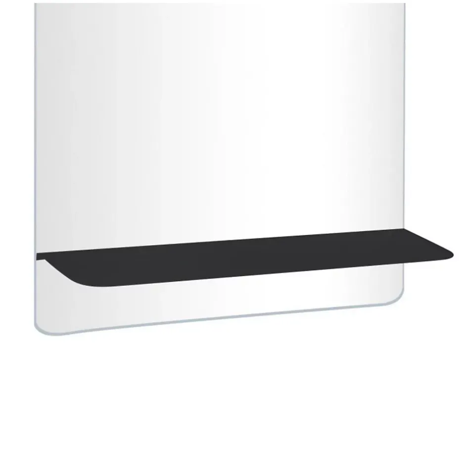Mob-In Miroir rectangulaire SORRENTO avec tablette en métal