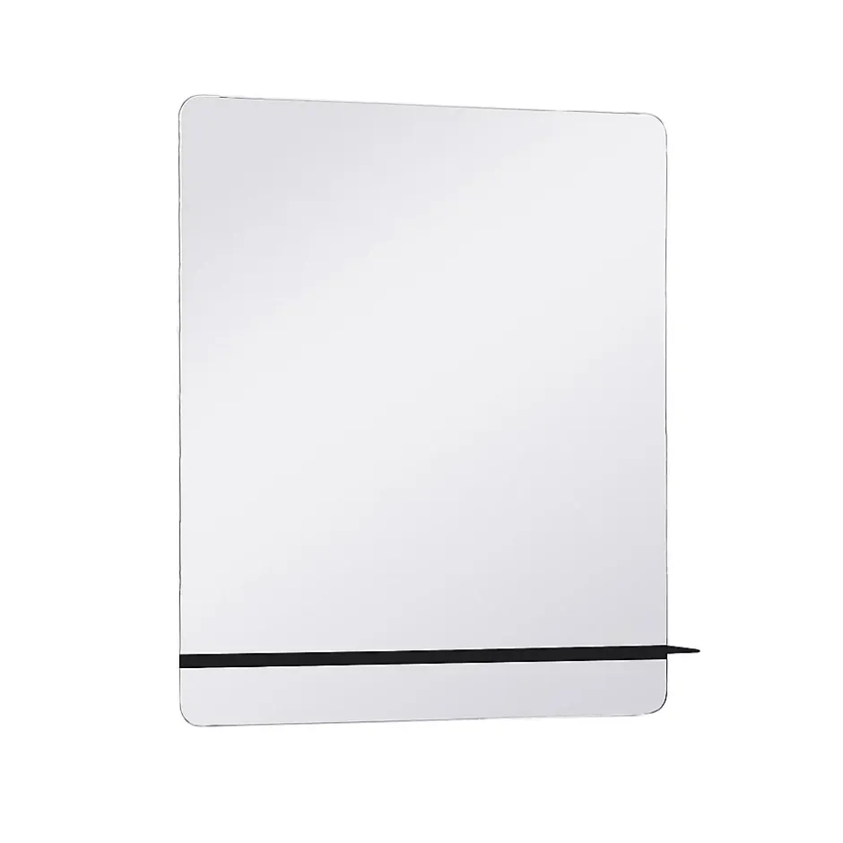 Mob-In Miroir rectangulaire SORRENTO avec tablette en métal