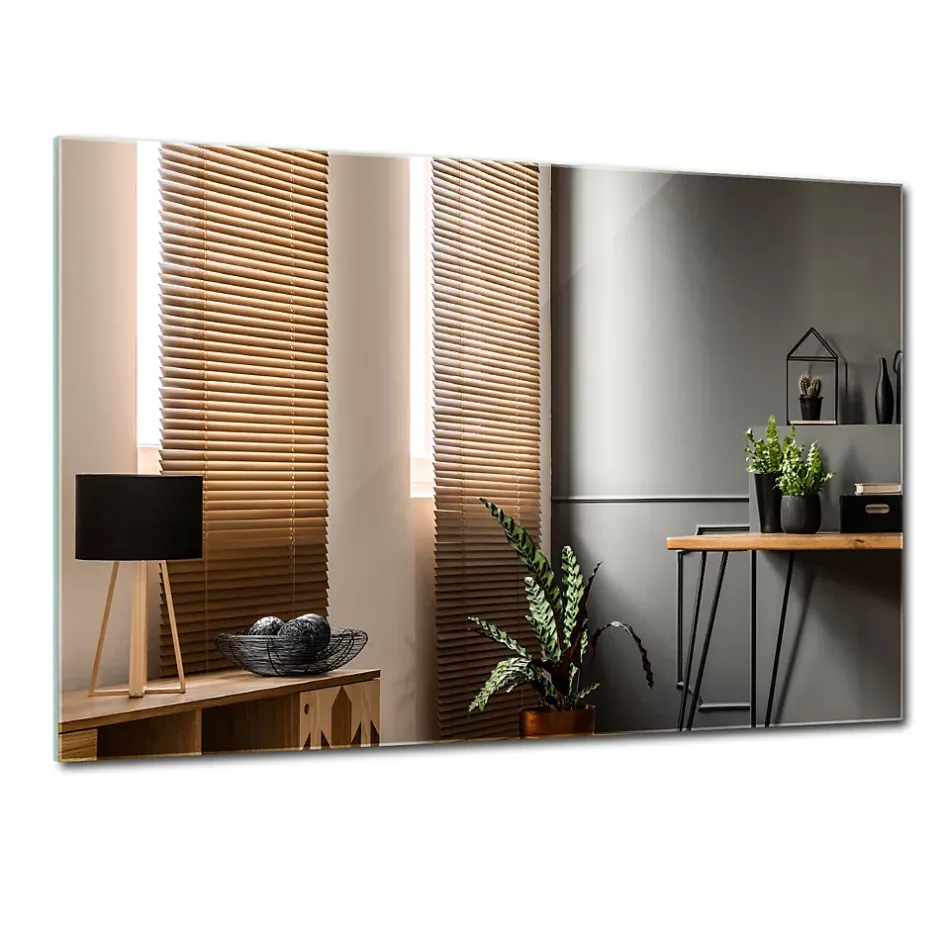 Tulup Miroir rectangulaire 80 x 60 cm Pour La Mise En Beauté