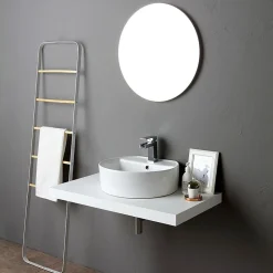 Kiamami Valentina Miroir Rond 70 Cm Moderne Sans Cadre