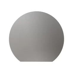 Bernstein Miroir rond éclairage LED capteur tactile anti-buée pour salle de bain, cadre aluminium et verre 4mm - BOVA 2.0 - 120cm* Miroir Lumineux
