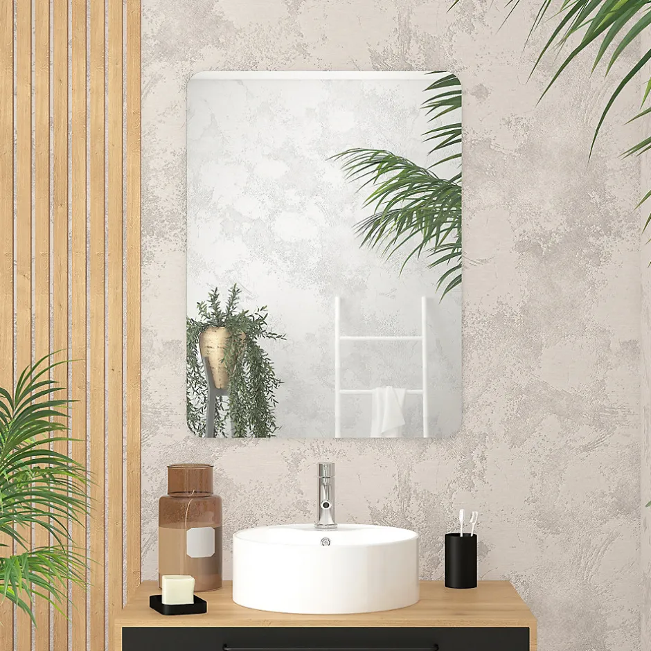 Aurlane Miroir salle de bain - 60x80cm - GO* Miroir Simple