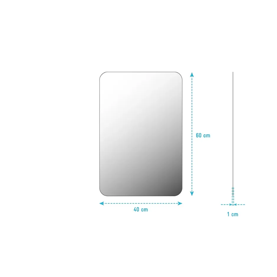 Aurlane Miroir salle de bain - 40x60cm - GO* Miroir Simple