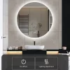 ProximaX Miroir Salle de Bain avec Éclairage - Rond 80 cm - Miroir LED Salle de Bain - avec Anti-buée et 3 Couleur Changeable