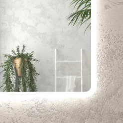 Aurlane Miroir salle de bain avec eclairage LED - 120x70cm - GO LED* Miroir Lumineux