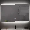 Luxury Bain Miroir salle de bain LED 120x60cm anti buée et LED 3 couleurs LB-4693* Miroir Lumineux