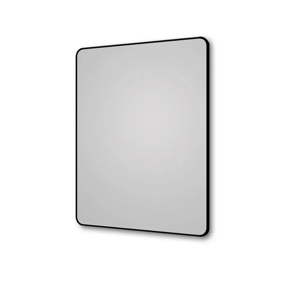 Aurlane Miroir salle de bain rectangle 60x80cm - encadrement en aluminium - HOB 60* Miroir Simple