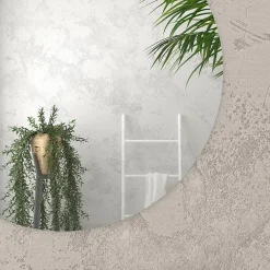 Aurlane Miroir salle de bain ROND - Diamètre 50cm - GO* Miroir Simple