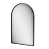GoodHome Miroir salle de bains arche 50x80 cm, noir, Tisa* Miroir Simple