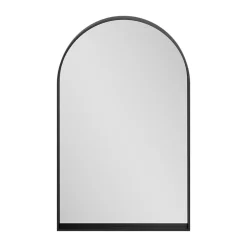 GoodHome Miroir salle de bains arche 50x80 cm, noir, Tisa* Miroir Simple