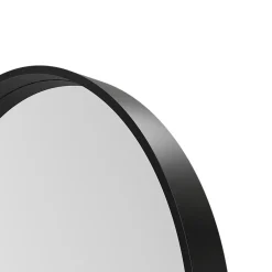 GoodHome Miroir salle de bains arche 50x80 cm, noir, Tisa* Miroir Simple
