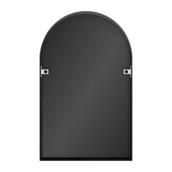 GoodHome Miroir salle de bains arche 50x80 cm, noir, Tisa* Miroir Simple