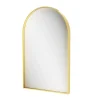 GoodHome Miroir salle de bains arche 50x80 cm, doré, Tisa* Miroir Simple