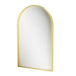 GoodHome Miroir salle de bains arche 50x80 cm, doré, Tisa* Miroir Simple