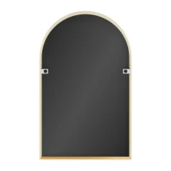 GoodHome Miroir salle de bains arche 50x80 cm, doré, Tisa* Miroir Simple