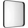 GoodHome Miroir salle de bains carré 60x60 cm Tisa noir* Miroir Simple
