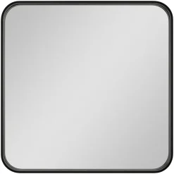 GoodHome Miroir salle de bains carré 60x60 cm Tisa noir* Miroir Simple