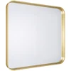 GoodHome Miroir salle de bains carré 60x60 cm Tisa doré* Miroir Simple