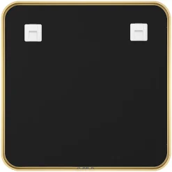 GoodHome Miroir salle de bains carré 60x60 cm Tisa doré* Miroir Simple