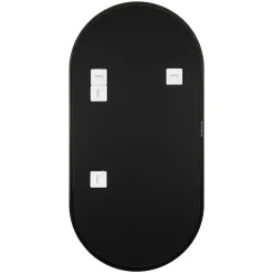 GoodHome Miroir salle de bains oblong 40x80 cm Tisa noir
