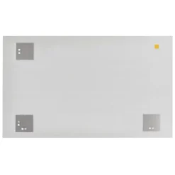 Miroir salle de bains rectangulaire 100X60 cm Wapta argent