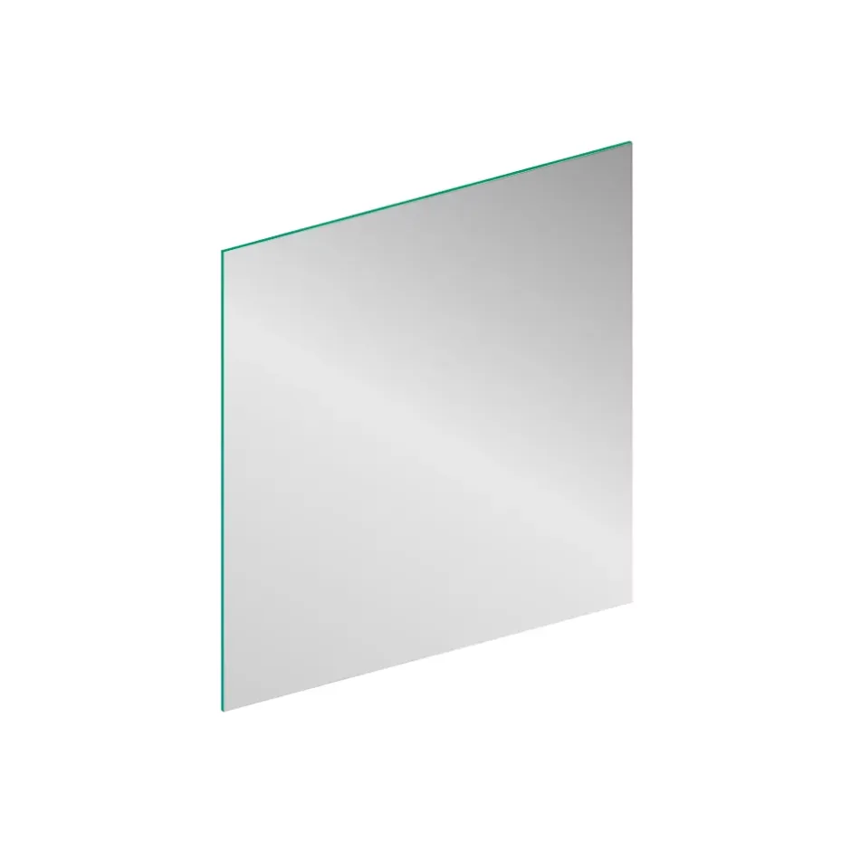 GoodHome Miroir salle de bains rectangulaire 80 x 90 cm argent, Imandra
