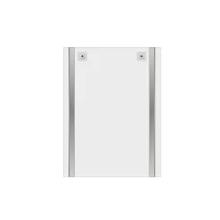 GoodHome Miroir salle de bains rectangulaire 80 x 90 cm argent, Imandra