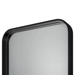 GoodHome Miroir salle de bains rectangulaire 40x60 cm Tisa noir* Miroir Simple
