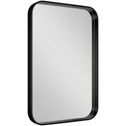 GoodHome Miroir salle de bains rectangulaire 40x60 cm Tisa noir* Miroir Simple