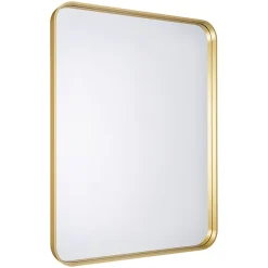 GoodHome Miroir salle de bains rectangulaire 80x60 cm Tisa doré