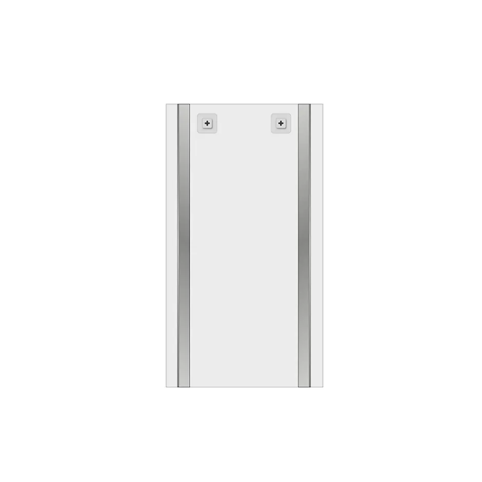 GoodHome Miroir salle de bains rectangulaire 50 x 90 cm argent, Imandra* Miroir Simple
