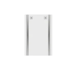 GoodHome Miroir salle de bains rectangulaire 60 x 90 cm argent, Imandra