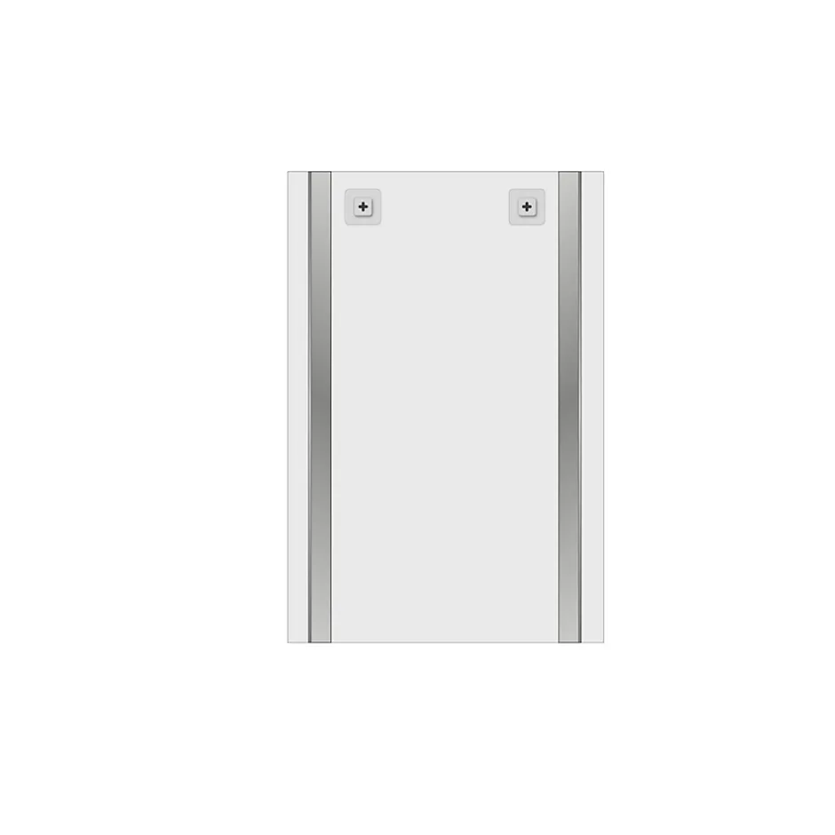 GoodHome Miroir salle de bains rectangulaire 60 x 90 cm argent, Imandra