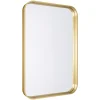 GoodHome Miroir salle de bains rectangulaire 40x60 cm Tisa doré* Miroir Simple