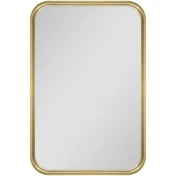 GoodHome Miroir salle de bains rectangulaire 40x60 cm Tisa doré* Miroir Simple