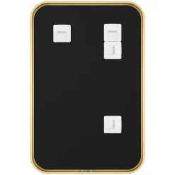 GoodHome Miroir salle de bains rectangulaire 40x60 cm Tisa doré* Miroir Simple