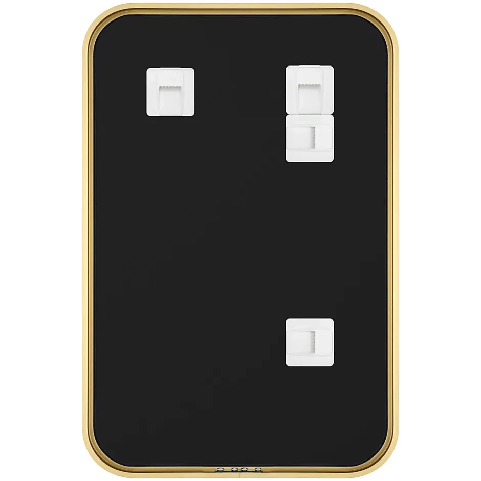 GoodHome Miroir salle de bains rectangulaire 40x60 cm Tisa doré* Miroir Simple