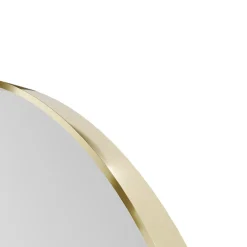 GoodHome Miroir salle de bains rond Ø100 cm, doré, Tisa* Miroir Simple