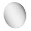 GoodHome Miroir salle de bains rond Ø80 cm, blanc, Tisa