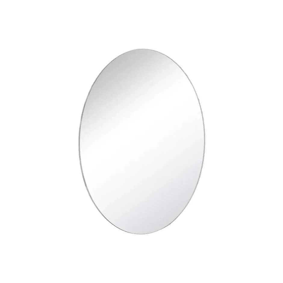 Miroir salle de bains rond diamètre 40 cm Dunnet noir