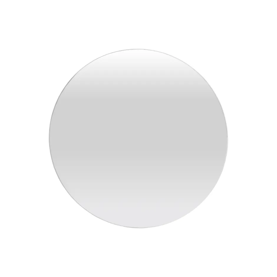 Miroir salle de bains rond diamètre 40 cm Dunnet noir