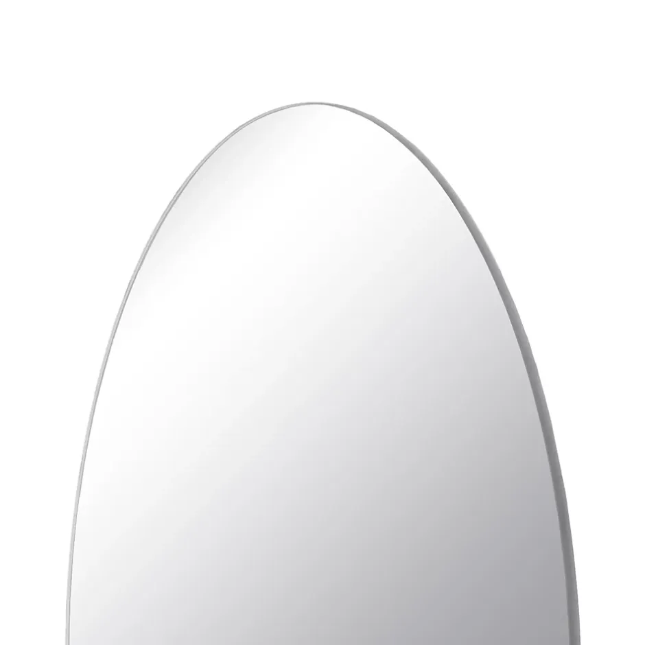Miroir salle de bains rond diamètre 40 cm Dunnet noir