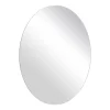 Miroir salle de bains rond diamètre 60 cm Dunnet noir* Miroir Simple