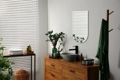 Tulup Miroir Semi-Ovale 40 x 70 cm Style premium pour le salon