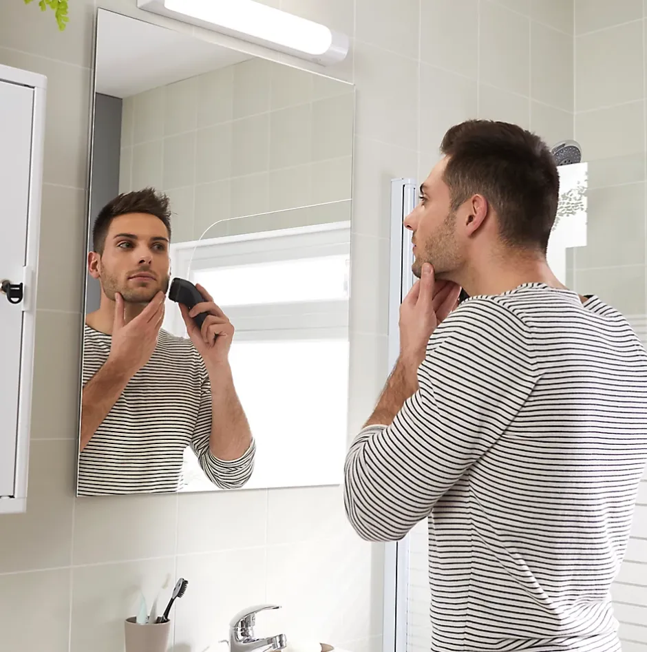 Cooke & Lewis Miroir simple Dunnet 60 x 80 cm* Miroir Simple