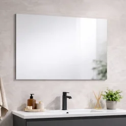 Kiamami Valentina Miroir Simple 90X60 Avec Bordure Lissée Anti-Coupure