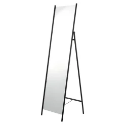 Helloshop26 Miroir sur pied 160 x 43 noir* Miroir Simple