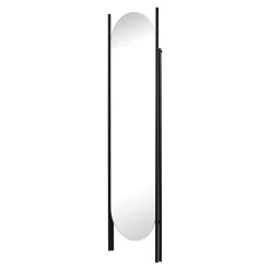 Helloshop26 Miroir sur pied 150 x 41 noir* Miroir Simple